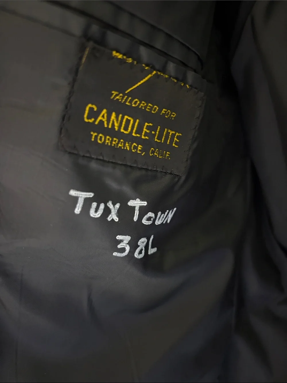 Pierre Cardin Charcoal Gray Tailcoat Tuxedo Jacket
